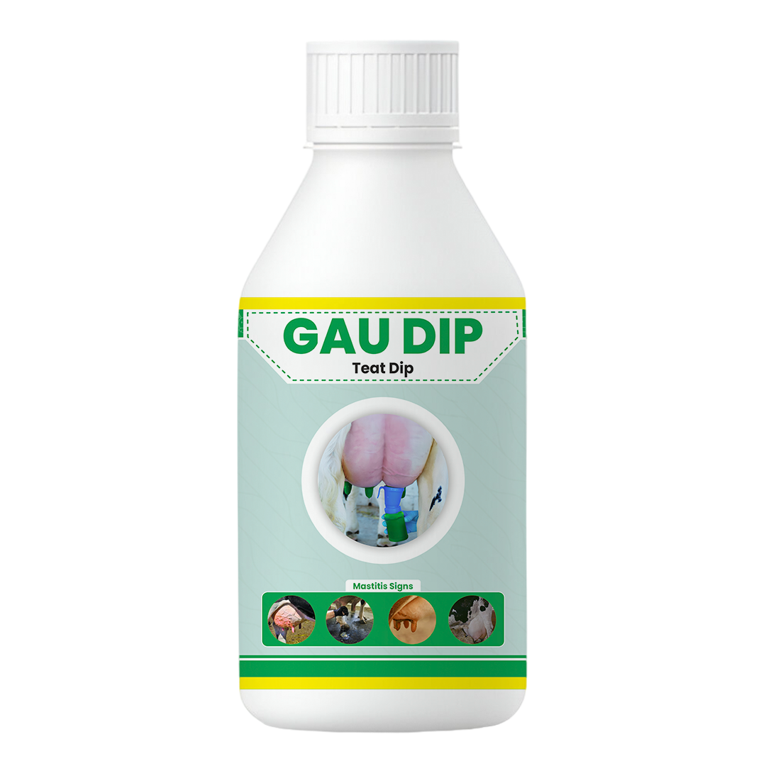 Natural cattle udder dip