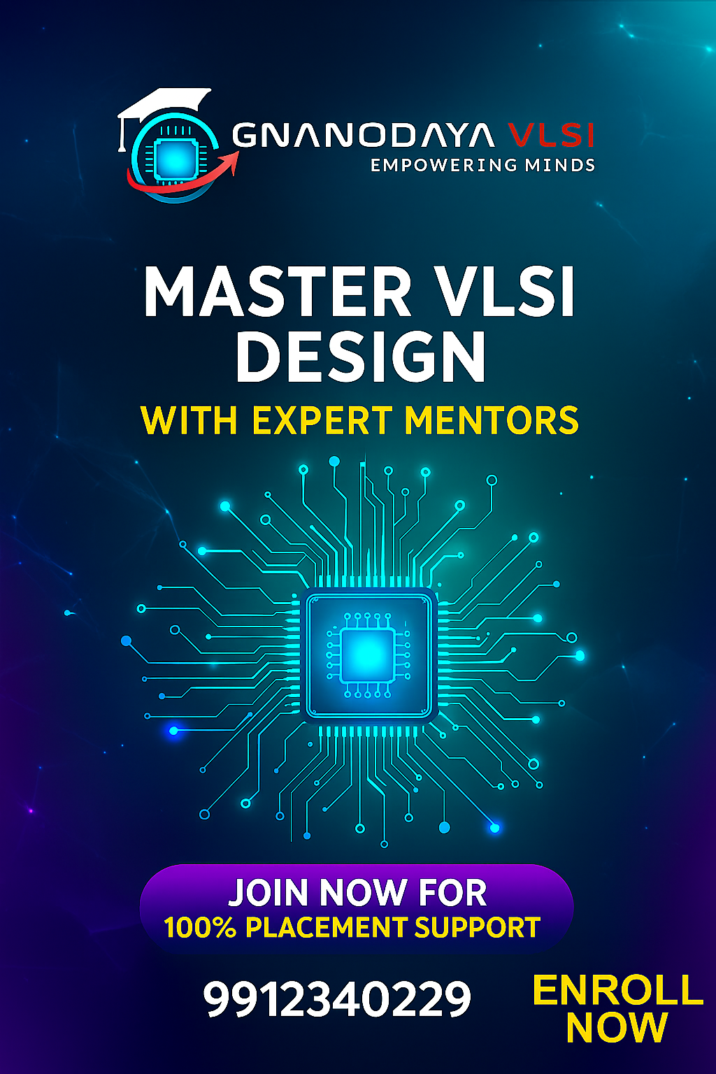 Gnanodaya VLSI Training Institute – 100% Placement-Oriented VLSI Training in Hyderabad