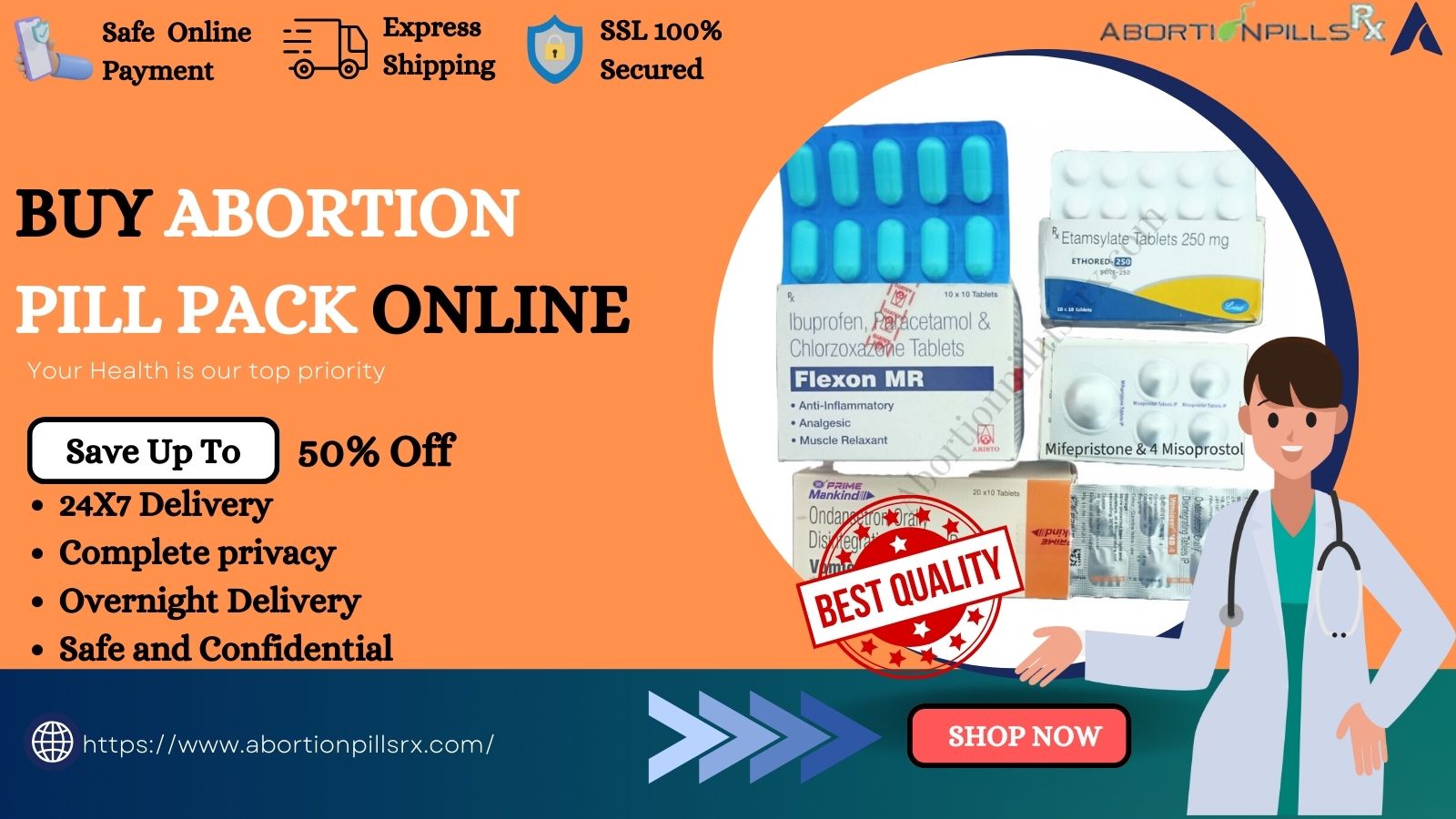 Buy Abortion Pill Pack Online at 437$ and Save up to 50% Off - Order Now