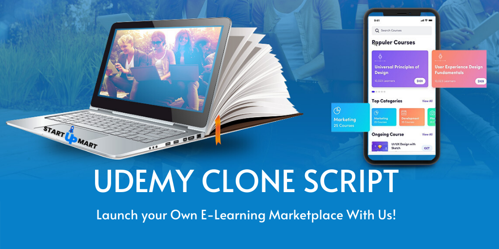 Udemy Clone Script | Udemy Clone App Development | Startupmart