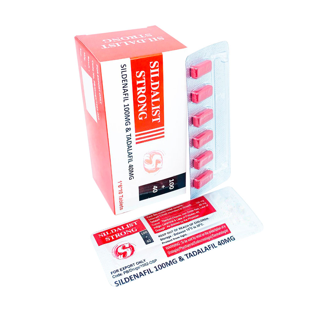 Order Sildalist Strong 140mg Online UK | Sildenafil and Tadalafil