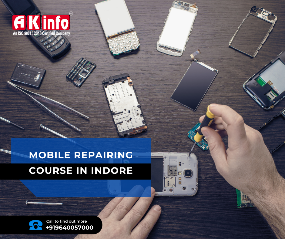 Which institute offers the best mobile repairing course in Indore?