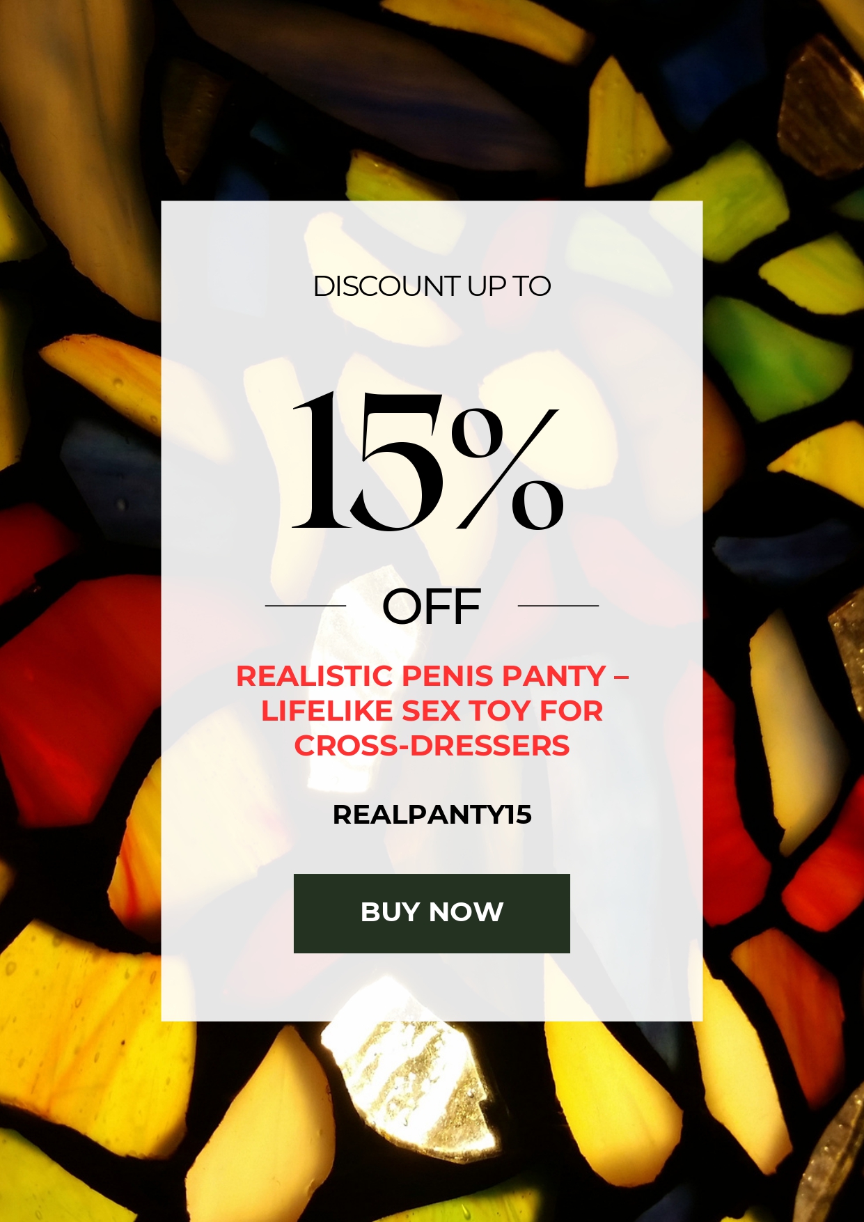 Save Today: 15% Off Realistic Panty with REALPANTY15