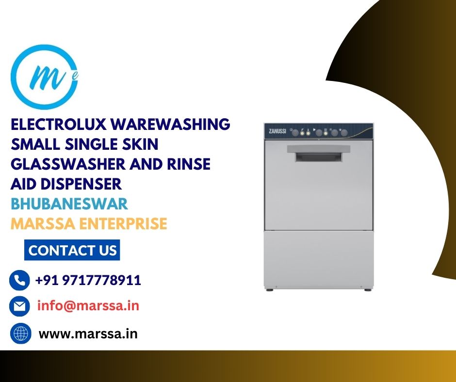 Electrolux Warewashing Small Single Skin Glasswasher and rinse aid dispenser Bhubaneswar