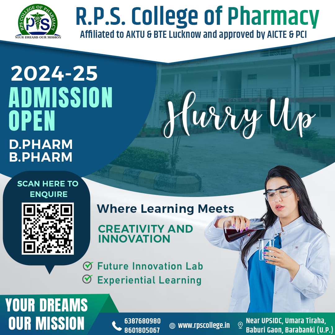 Best BPharma College in Lucknow - RPS College of Pharmacy