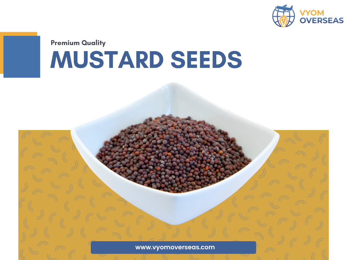 Buy Bulk Mustard Seeds From Global Spice Exporter | Vyom Overseas