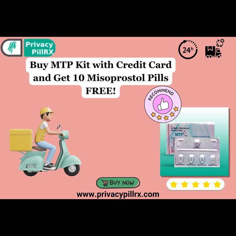 Buy MTP Kit with Credit Card and Get 10 Misoprostol Pills FREE!