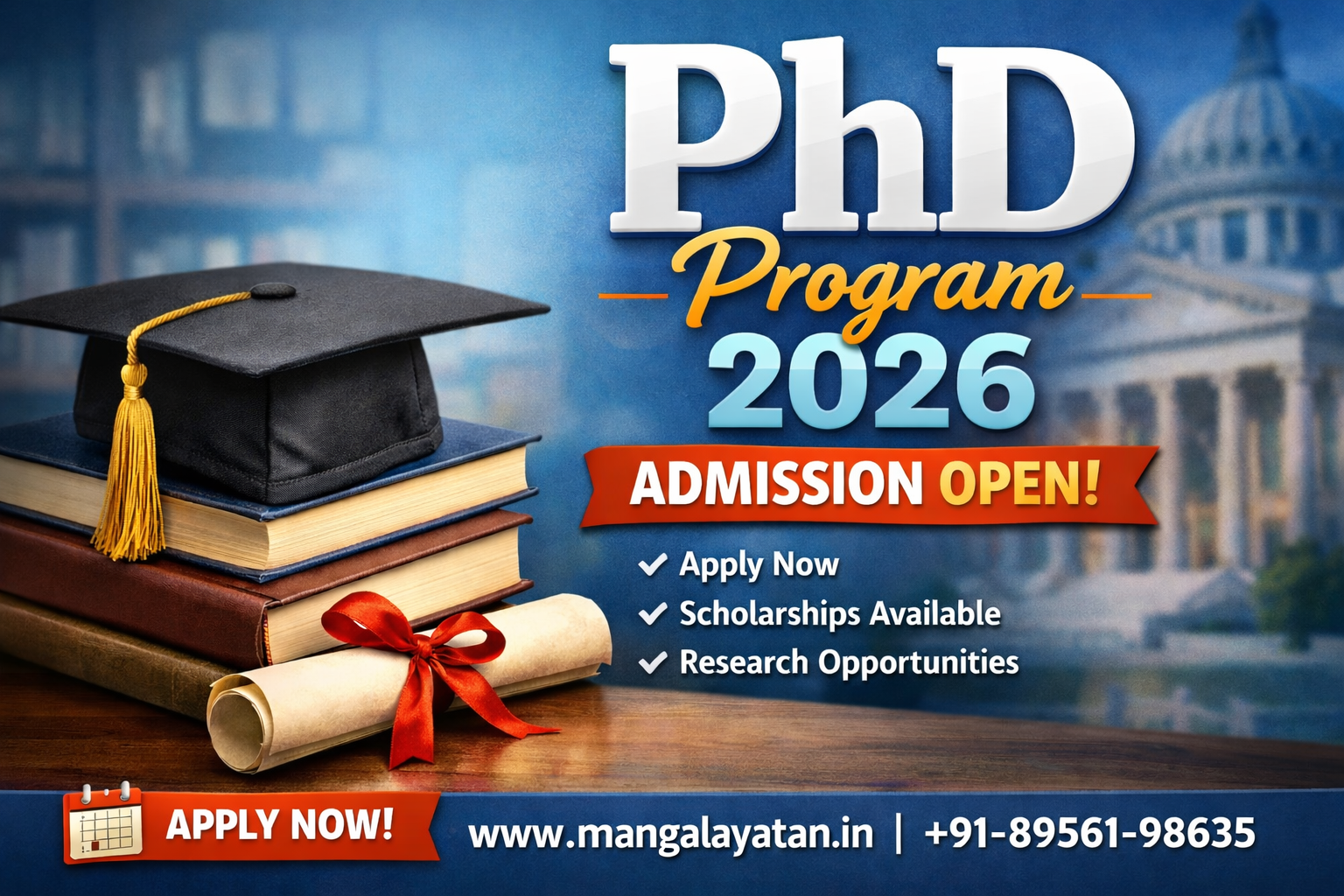 PhD Program 2026 - Admission Open