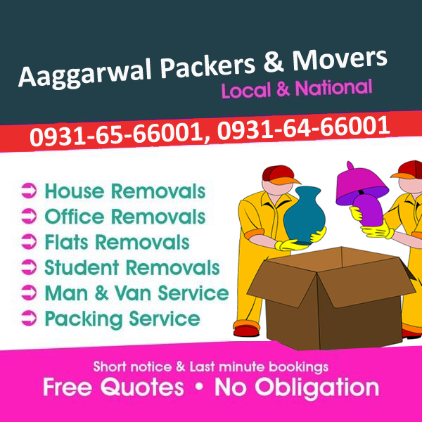 Aaggarwal Packers and Movers in Chandigarh - Fast and Friendly Services