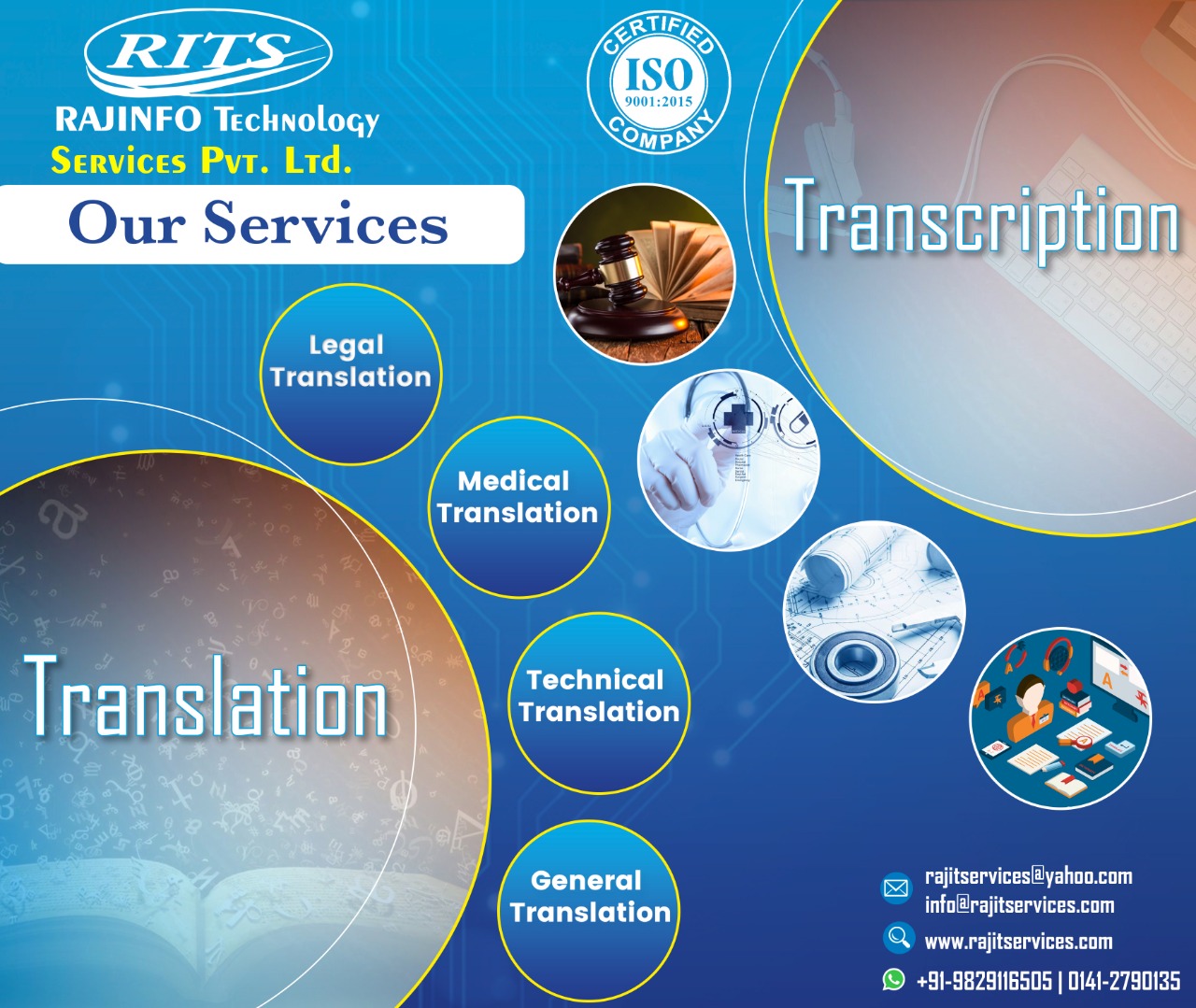 ISO Certified Transcription Service Provider Company in India