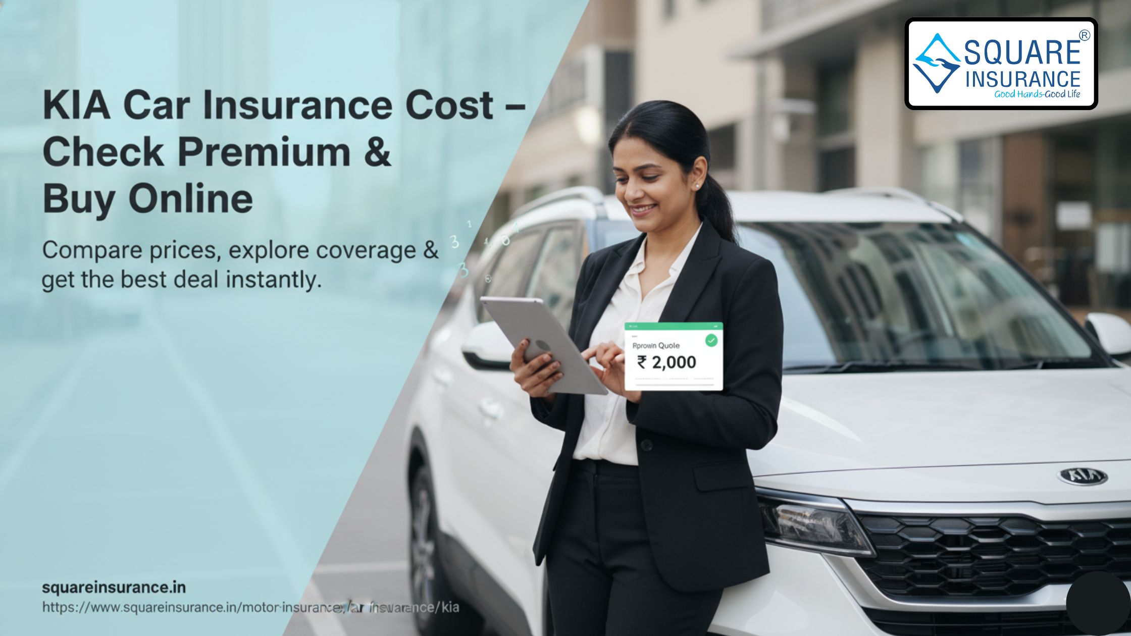 KIA Car Insurance Cost – Check Premium & Buy Online