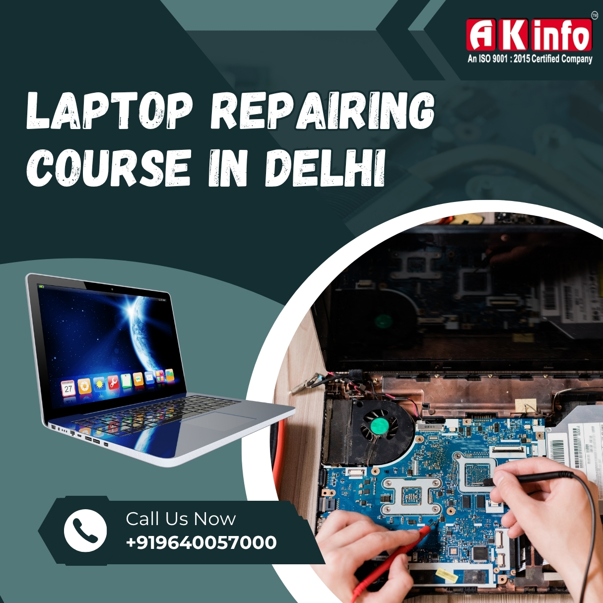 How do I enroll in a laptop repairing course in Delhi