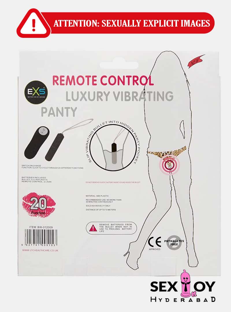 Remote Control Vibrating Thong Panty – Secret Pleasure Anytime