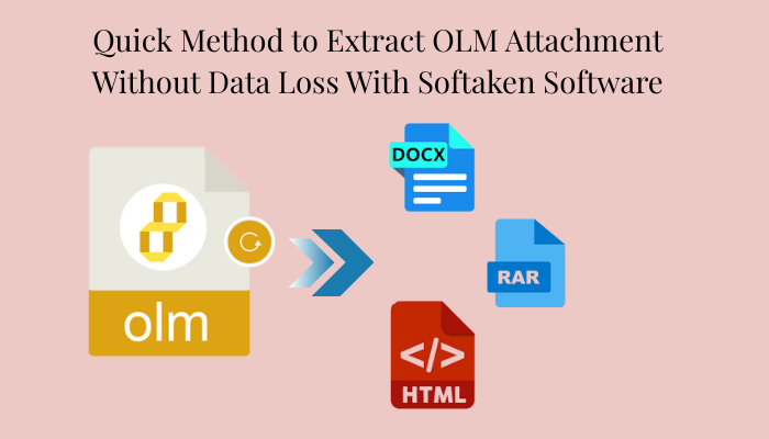 Quick Method to Extract OLM Attachment Without Data Loss With Softaken Software