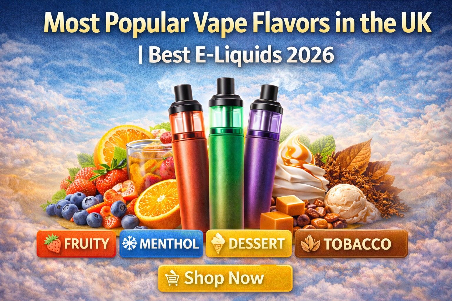 Most Popular Vape Flavors in the UK | Best E-Liquids 2026