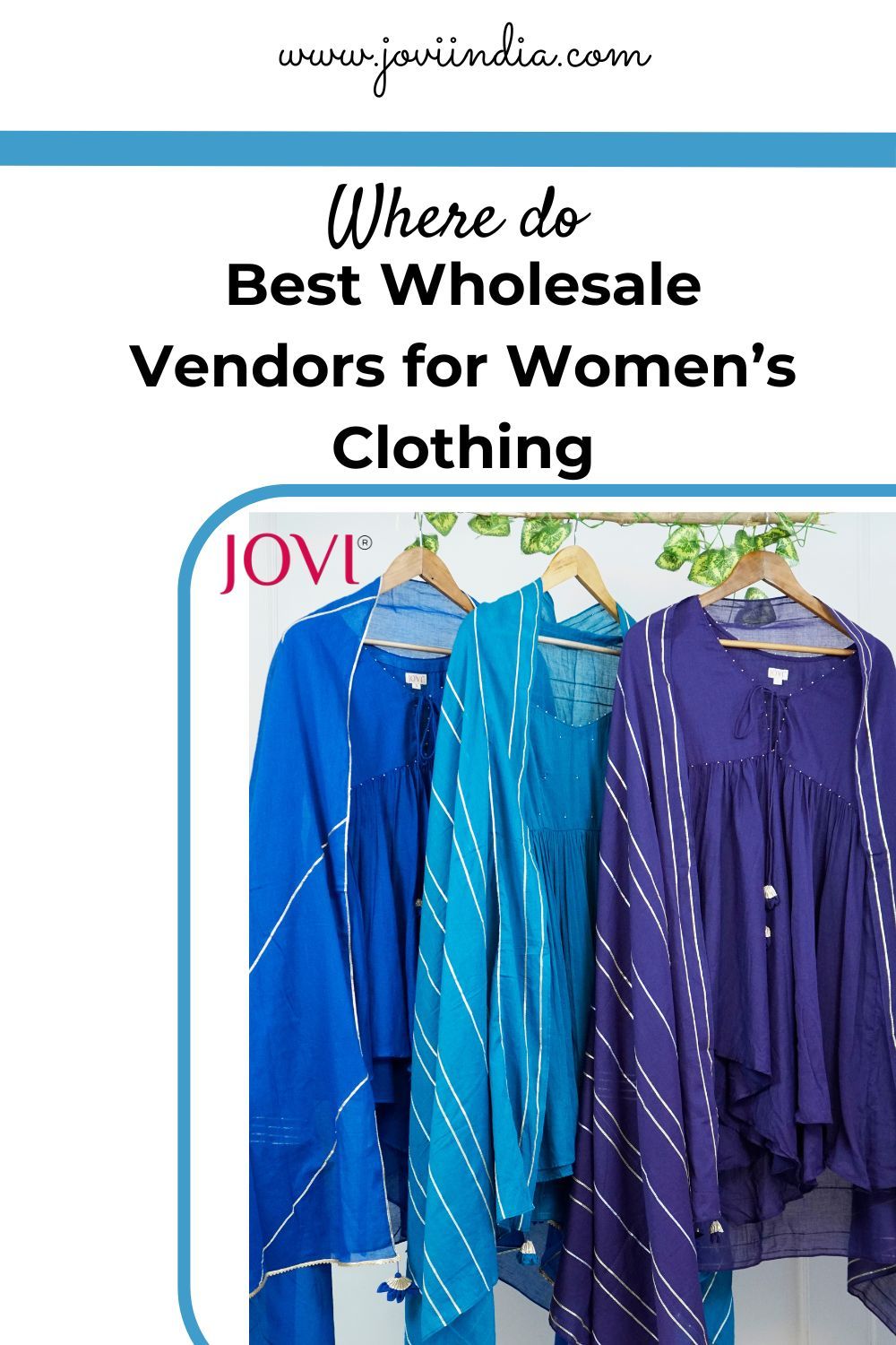 Best Wholesale Women Clothing Store Online at JOVI Fashion India