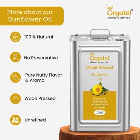 Cold Pressed Sunflower Cooking Oil