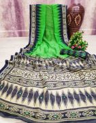 Black Beauty – Taspa Silk Saree with Blouse