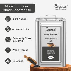 Cold Pressed Black Sesame Cooking Oil