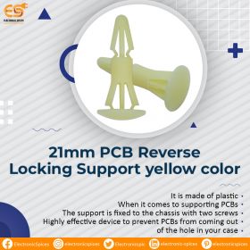 21mm PCB Reverse Locking Support yellow color Pack