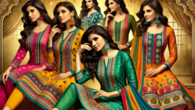 Pink Colour Rayon Cotton Readymade Anarkali Suit